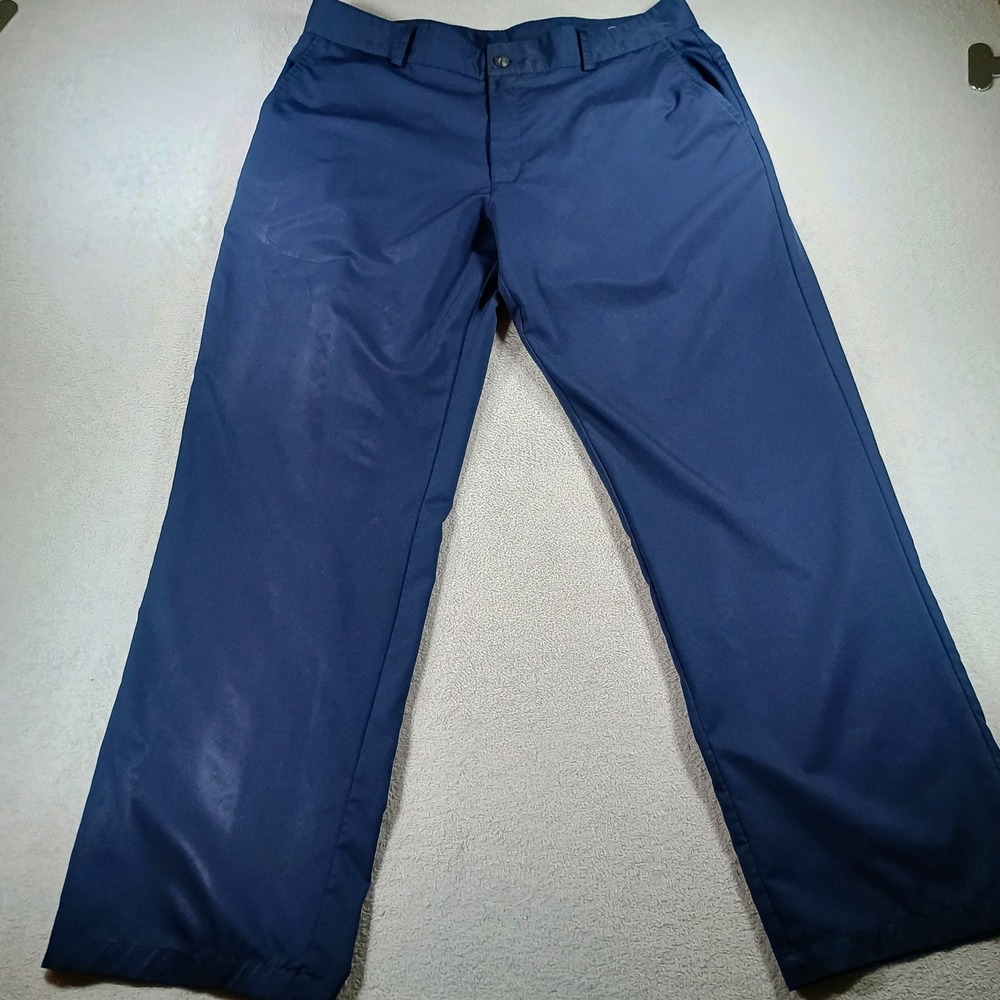 Adidas Mens Climalite Golf‎ Pants Navy Blue 36x32 Moisture Wicking